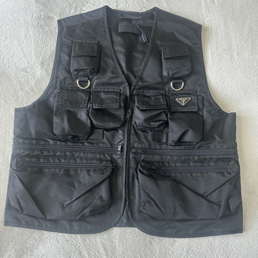 Prada Black Tactical Vest